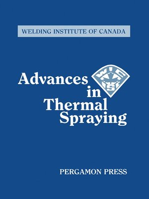 cover image of Advances in Thermal Spraying